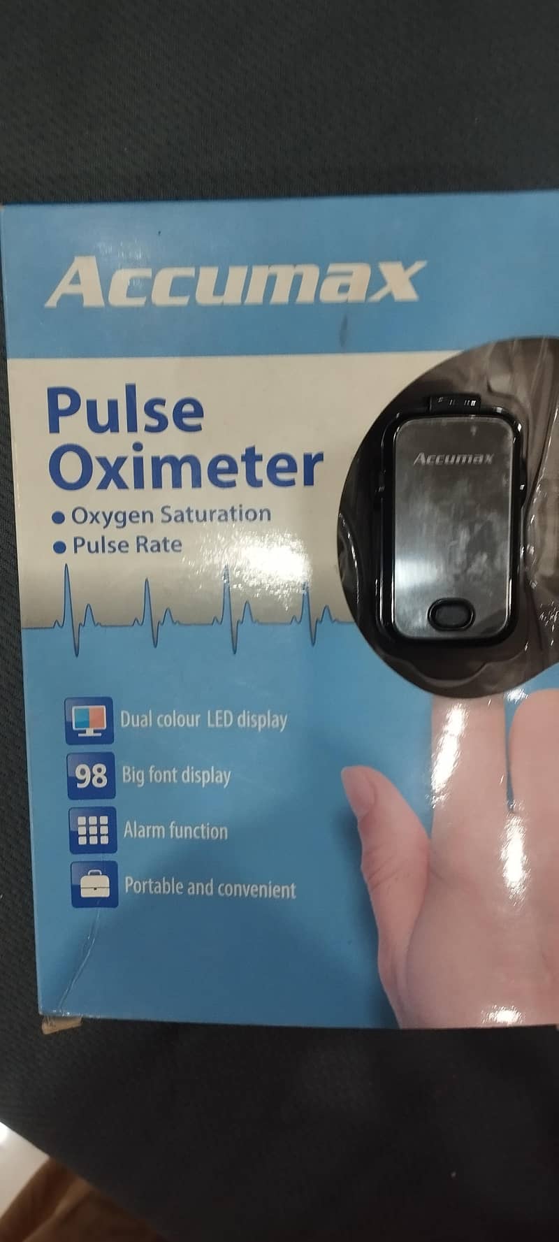 accumax pulse oximeter 2