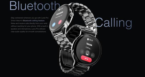 zero Luna pro smart watch with extra stripe