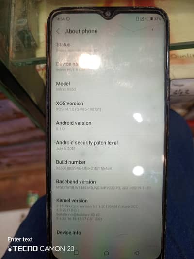 infinix hot 8 lite 2/32