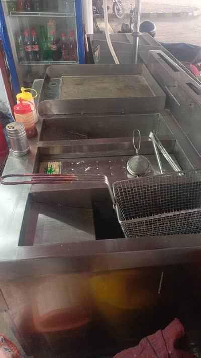 2 fryer 16 litre hotplate 2×2