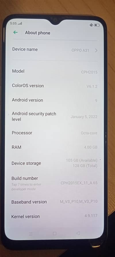 oppo a31   4/128gb read add first