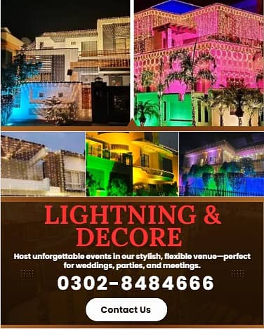 Event Services | Event Planner | LIght Decoration | Stage decor