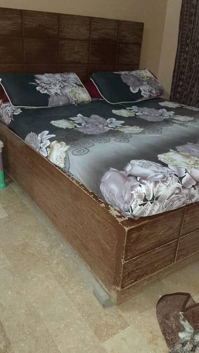 Medium Bed+Almari+Dressing