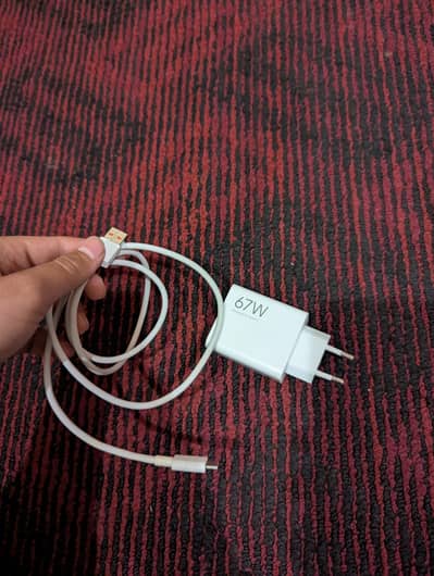 Xiaomi 67w original charger and Cable