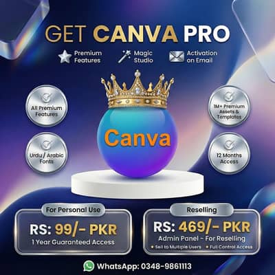 CANVA's PREMIUM QUALITY AVAILABLE