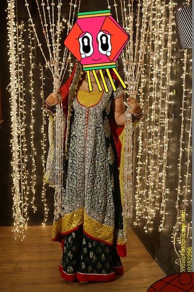 Wedding dress without dupatta