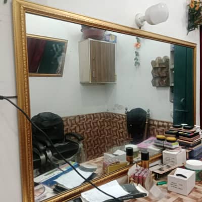 Two Parlor Mirrors with Frame