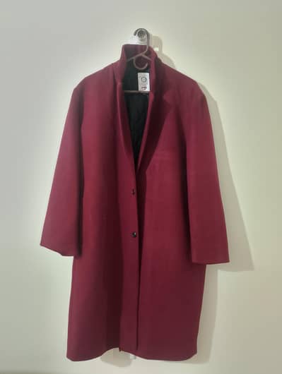 Red long coat