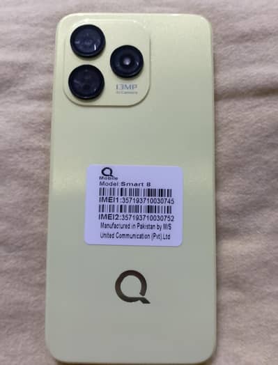 Qmobile Smart 8. . . . . . . . 4.4Gb Ram/ 128Gb Rom