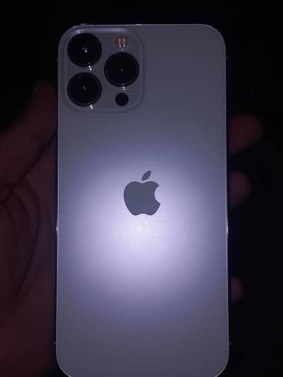 I Phone 13 pro max 128GB 10 by 10 condition white color 94 battery