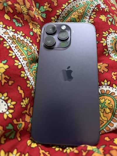 14 Pro Max 128gb jv deep purple battery health 93%