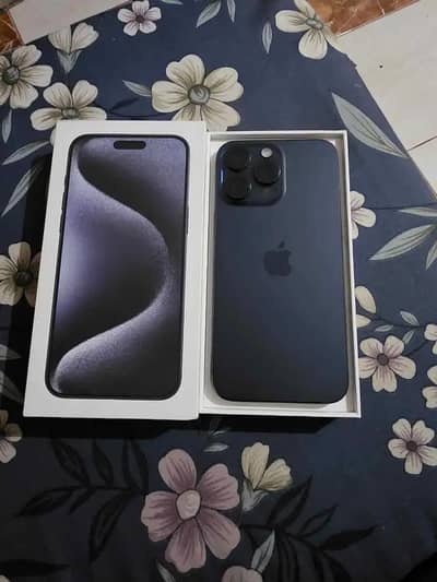 iphone 15pro max non PTA official approved 10by10 full box