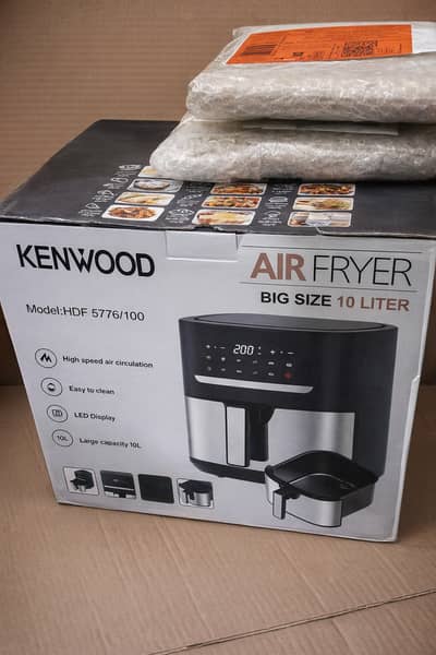 Kenwood Digital Air Fryer 10 Liter – Big Size – New