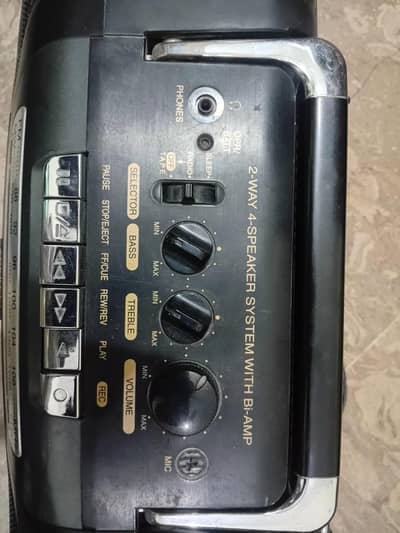 Panasonic radio and tape recorder