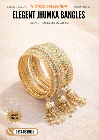 ELEGANT JHUMKA BANGLES