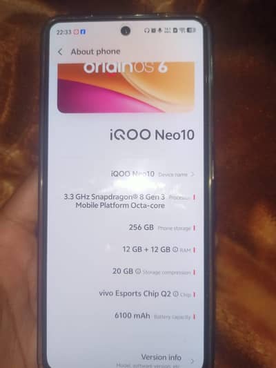 Vivo Iqoo Neo 10(China)