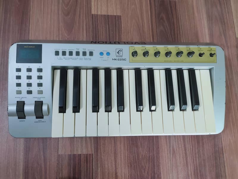 Evolution MK-225c USB Midi Controller Keyboard 0