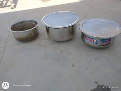 Stainless Steel Handi / Pateli