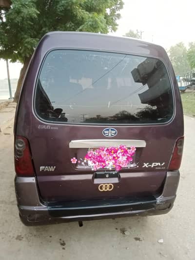 FAW XPV, EURO 4, CNG AND PETROL ON, AC ON, MODEL 2013 COLOR GREWIA RED