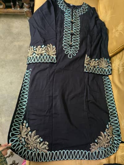 Brand New Sapphire Embroided Shirt