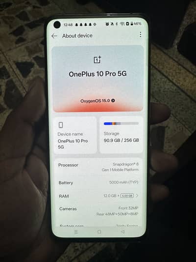 One plus 10 pro 5G  official PTA Approved