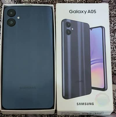 Samsung A05 4/128 for sale with complete box 10/10 condition price 24k