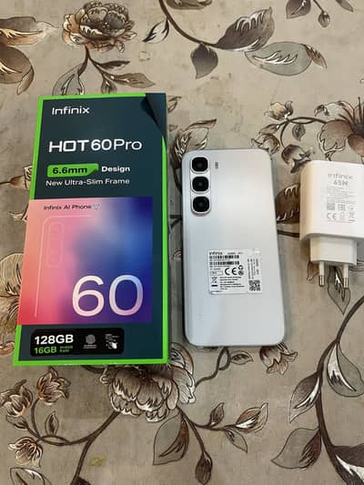 Infinix hot 60 pro 3 months used only