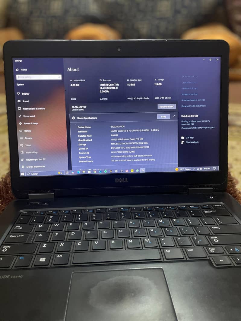 Dell latitude E5440 8