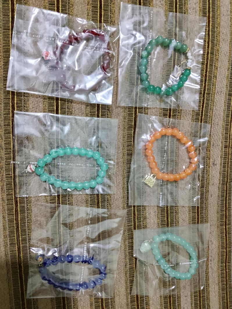 multiple colors beaded bracelets 0