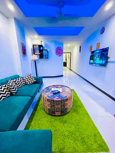 1bed fully luxury furnished appartment available for rent in bahria town phase 4 Civic centre