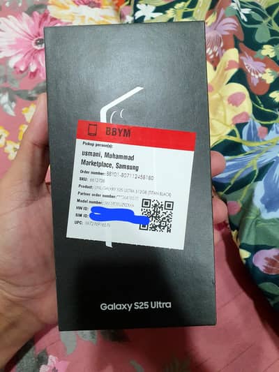 Samsung galaxy S25 Ultra 512GB Titanium Black Factory unlocked