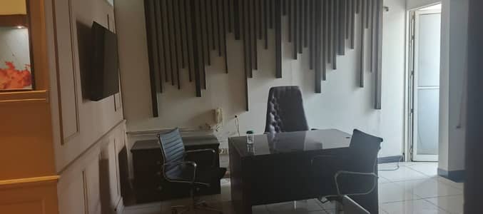 Furnished office available for rent in Shahbaz Commercial