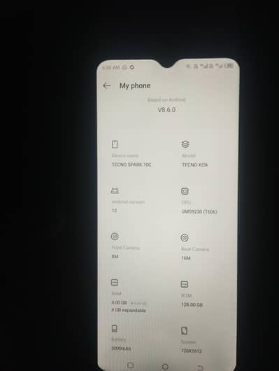 TECNO SPARK 10C , 8 / 128 GB