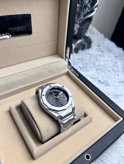 Hublot Semi Automatic Black Dial