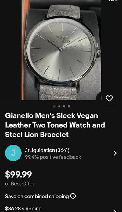 Gianello slim watch bought from USA for $100.