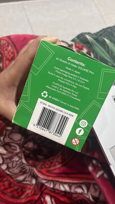 Intax mini square films