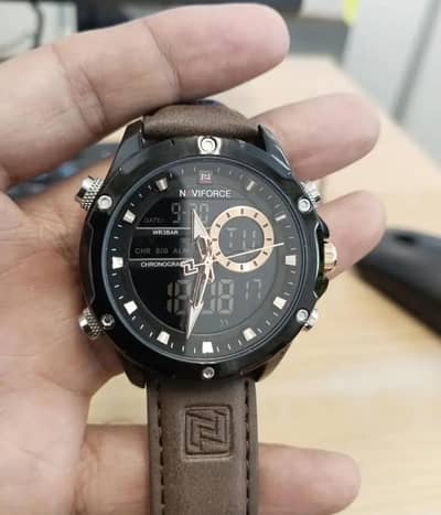 _Naviforce 9208 Military Watche_With Box -Warranty Card