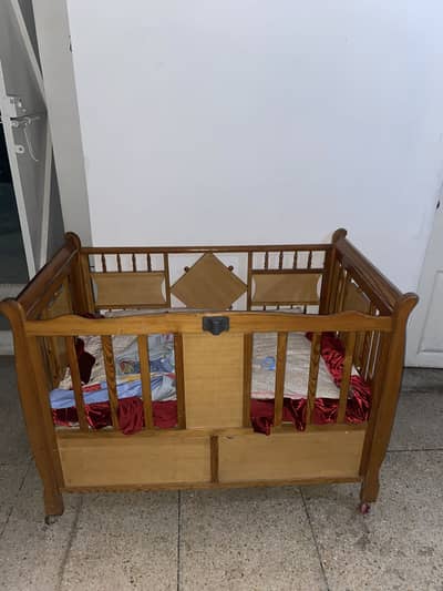 Wooden cott for baby