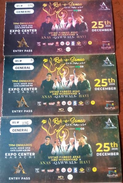 Three passes available on 5 Dec 2025