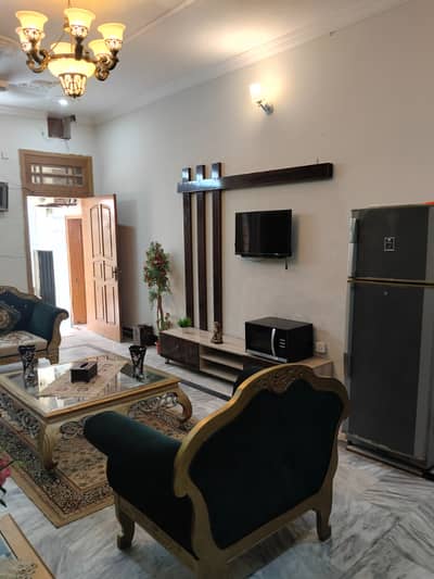 Two bedrooms furnished lower portion available for rent in E11 2