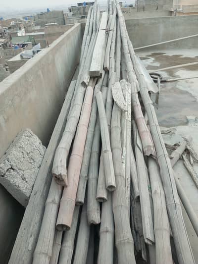 Construction wood pipe