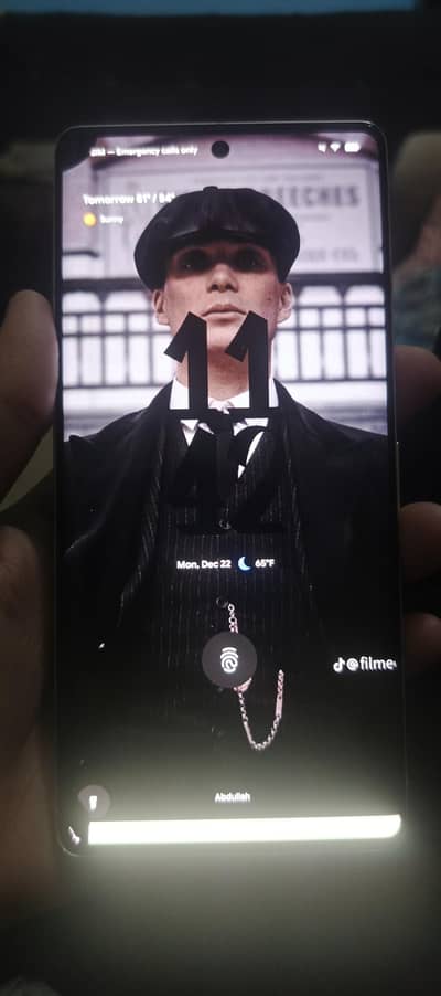 Google pixel 7 pro PTA official approved panel. lines