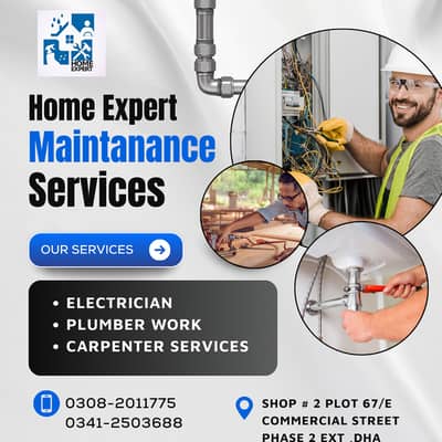 Electrician, Plumber ,Carpenter work , Ac Repair, furniture Polish