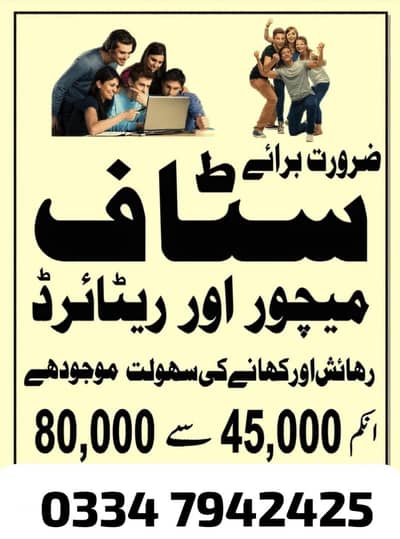 urgently hiring in Rawalpindi