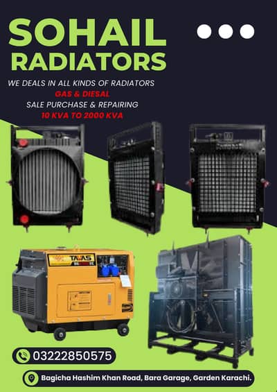 Radiator, Heavy Generator, Fuel Pump Repair sale & Purchase