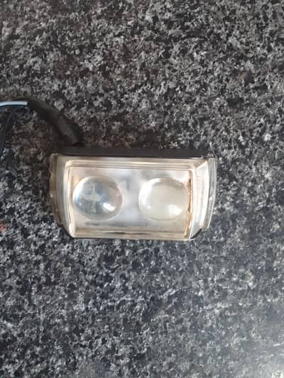 fog light white light with flasher police lights