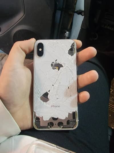 IPHONE X NON PTA 64 GB PANEL CHANGE BACK CRACK