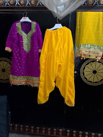 pattyala shalwar with short shirt size small to medium