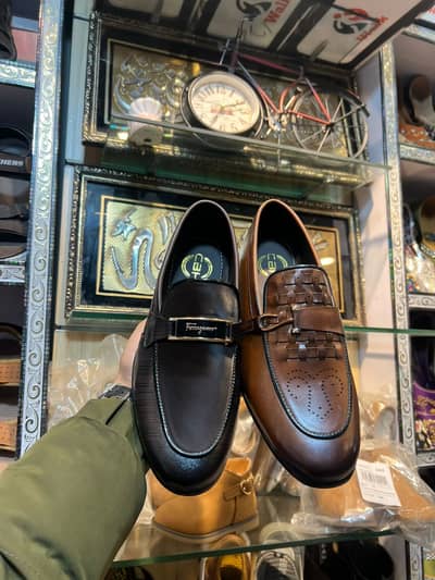 Brand New Men's Formal Loafers - Black & Tan Brown