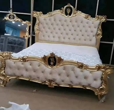 Bed Set/Wooden Bed/Luxury Bed/King Size Bed/Furniture